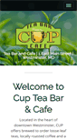 Mobile Screenshot of cupteabar.com